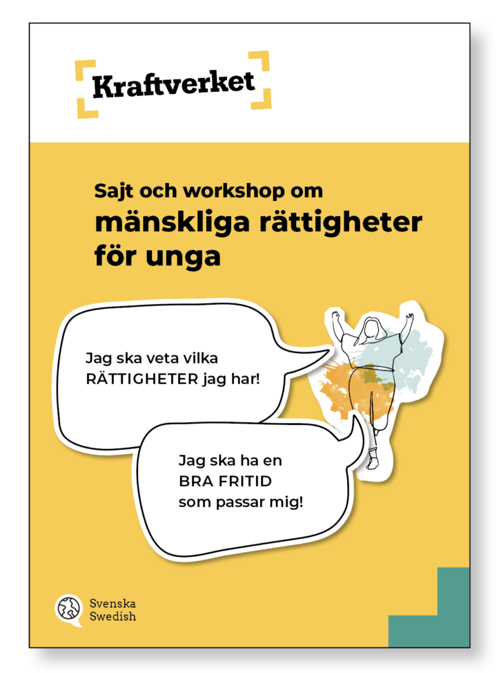 Broschyr ”Kraftverket – sajt och workshop” SVENSKA