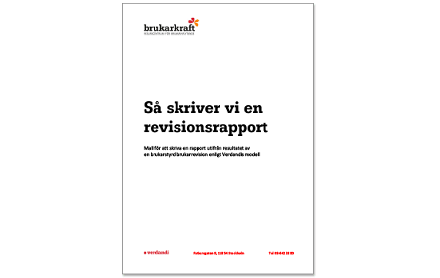 Mall Revisionsrapport – så skriver vi